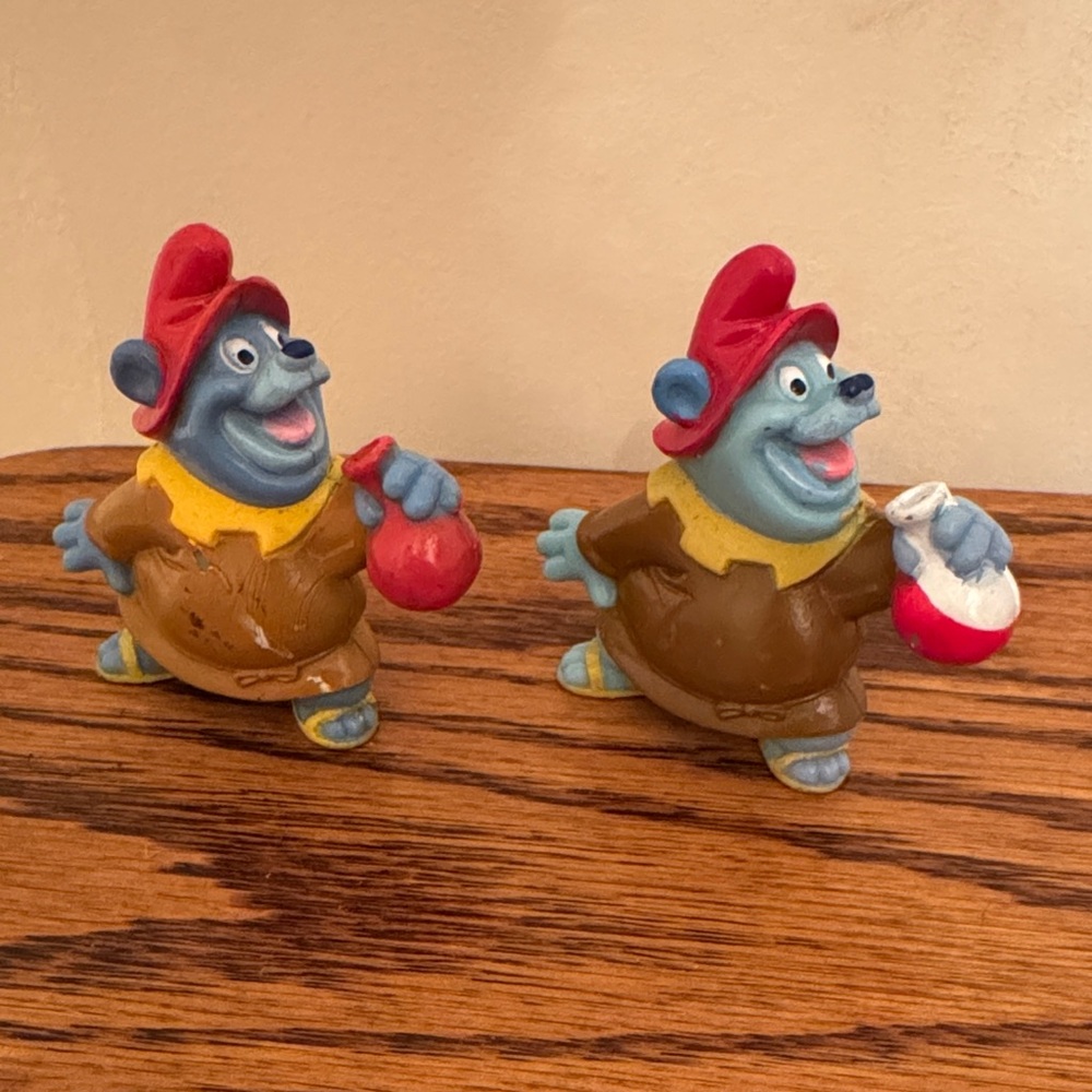 Book & Figures from Disney Cartoon Gummi Bears: Tummi, Sunni, Cubbi & Gruffi - Picture 8 of 16